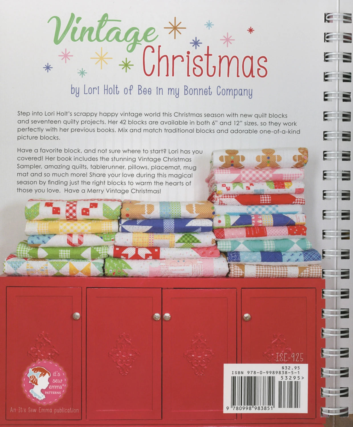 Vintage Christmas Book - image 2 - quilting book with patterns and instructions