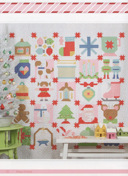 Vintage Christmas Book - image 8 - quilting book with patterns and instructions