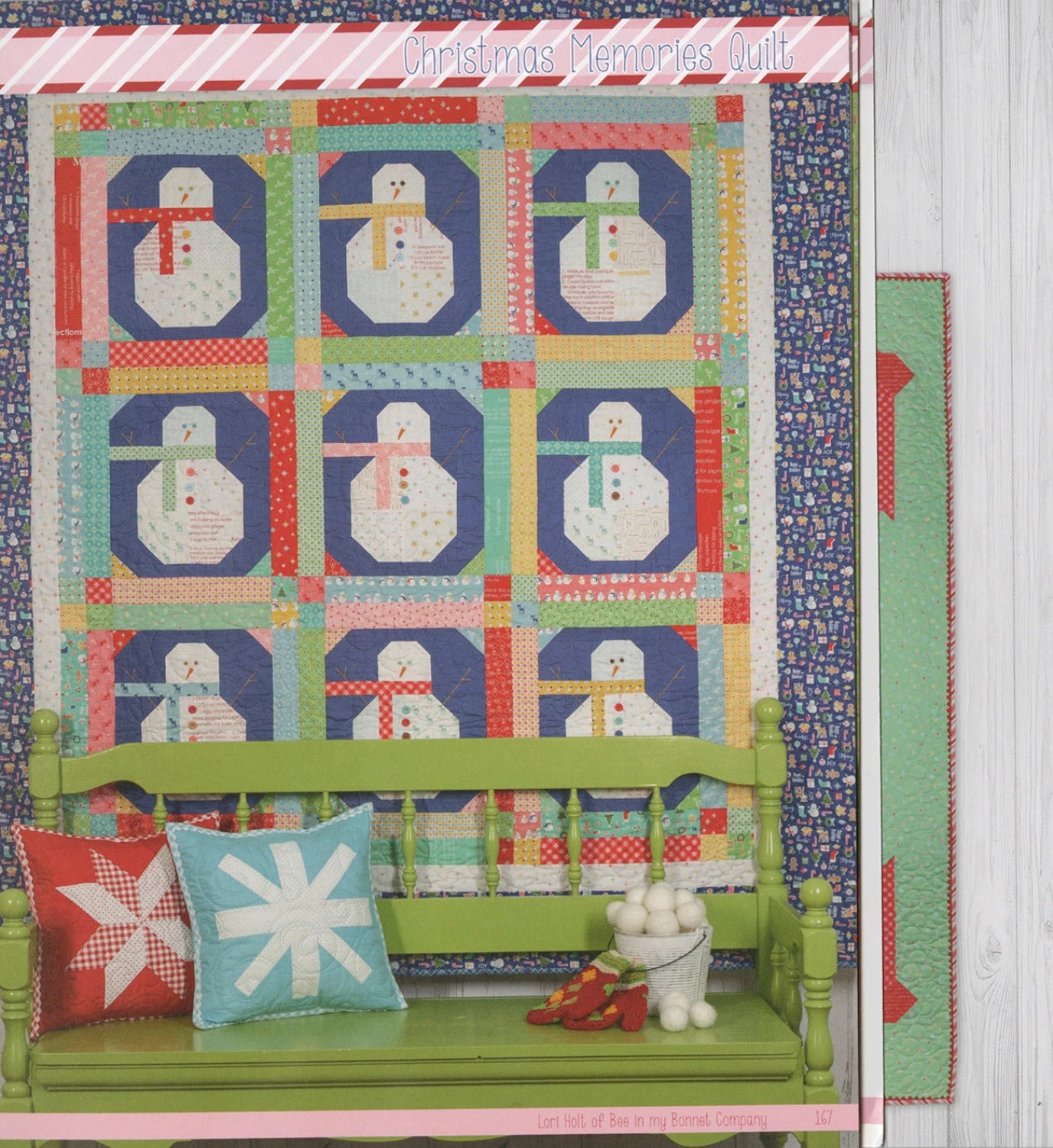 Vintage Christmas Book - image 9 - quilting book with patterns and instructions