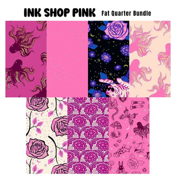 Ink Shop Pink Fat Quarter Bundle - PRESALE