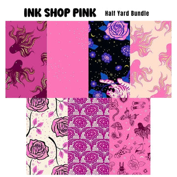 Ink Shop Pink Half Yard Bundle - PRESALE