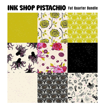 Ink Shop Pistachio Fat Quarter Bundle - PRESALE