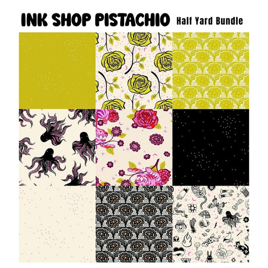 Ink Shop Pistachio Half Yard Bundle - PRESALE
