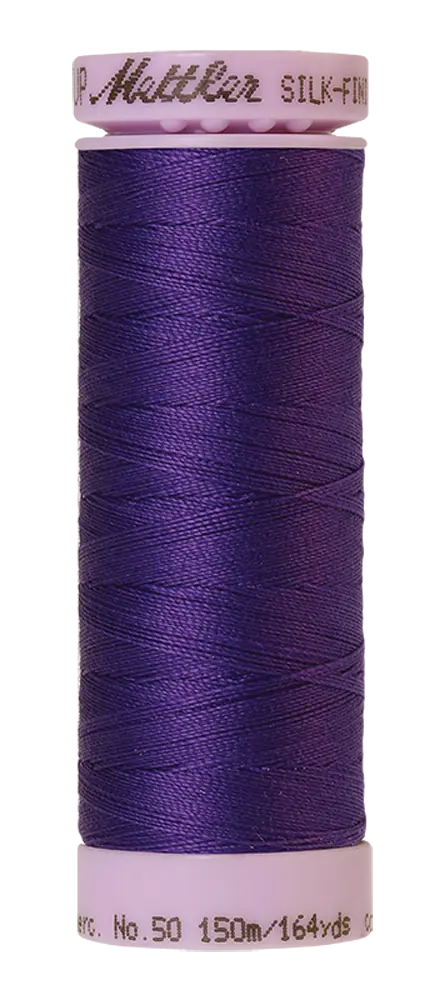 Mettler Cotton Silk Finish 50wt 150m Iris Blue