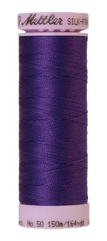Mettler Cotton Silk Finish 50wt 150m Iris Blue