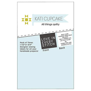 Love In Every Stitch Grey Sew in Label 3 pack