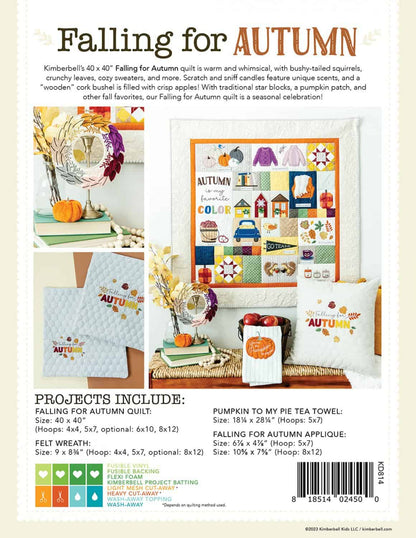 Kimberbell Falling for Autumn Quilt Book & CD Product Photo