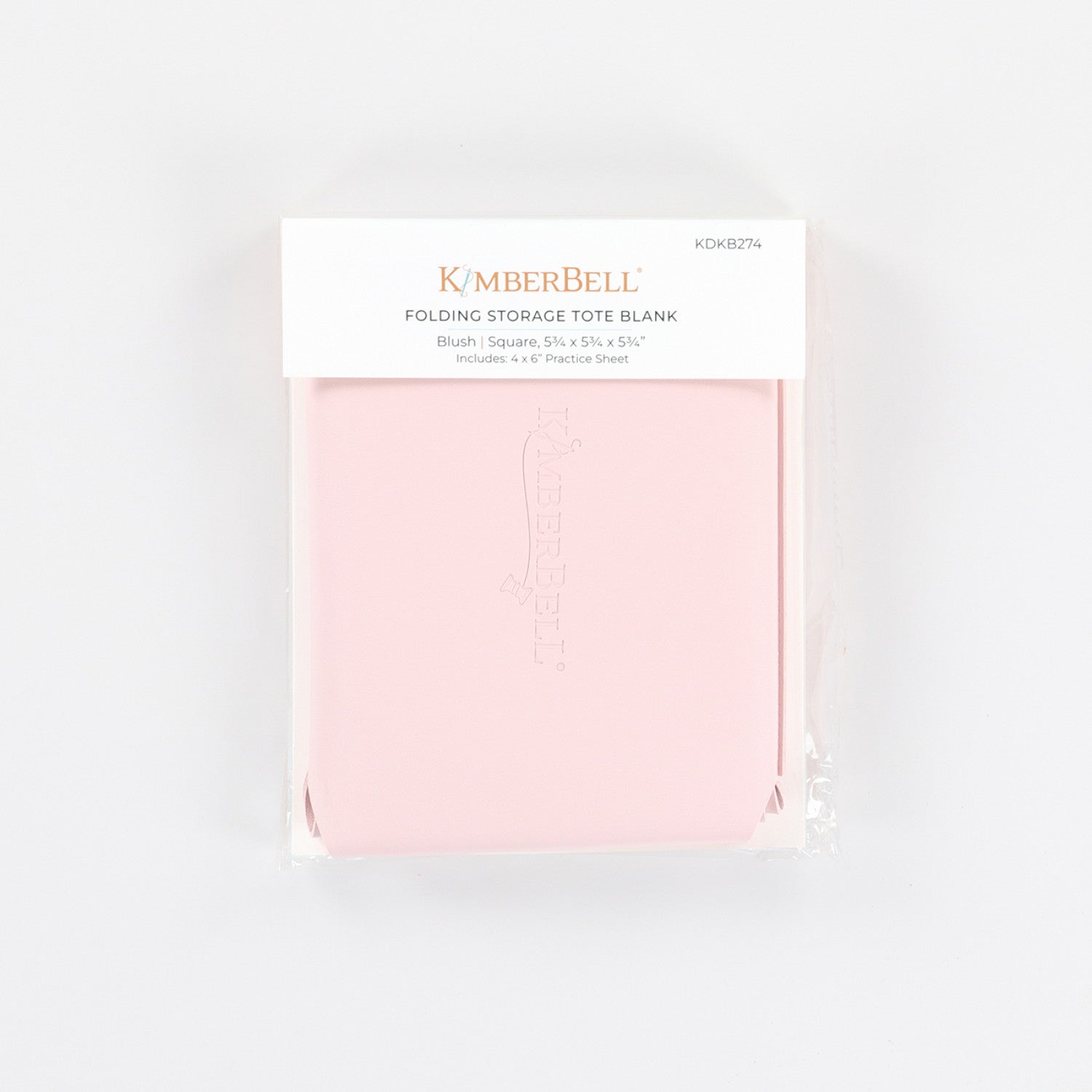 Kimberbell Folding Storage Tote Blush