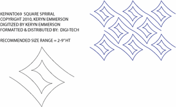 Square Spiral Paper Pantograph