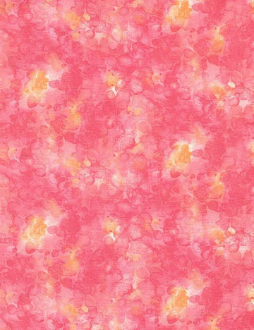 Solid-ish Fuchsia Watercolor Texture Fabric Yardage