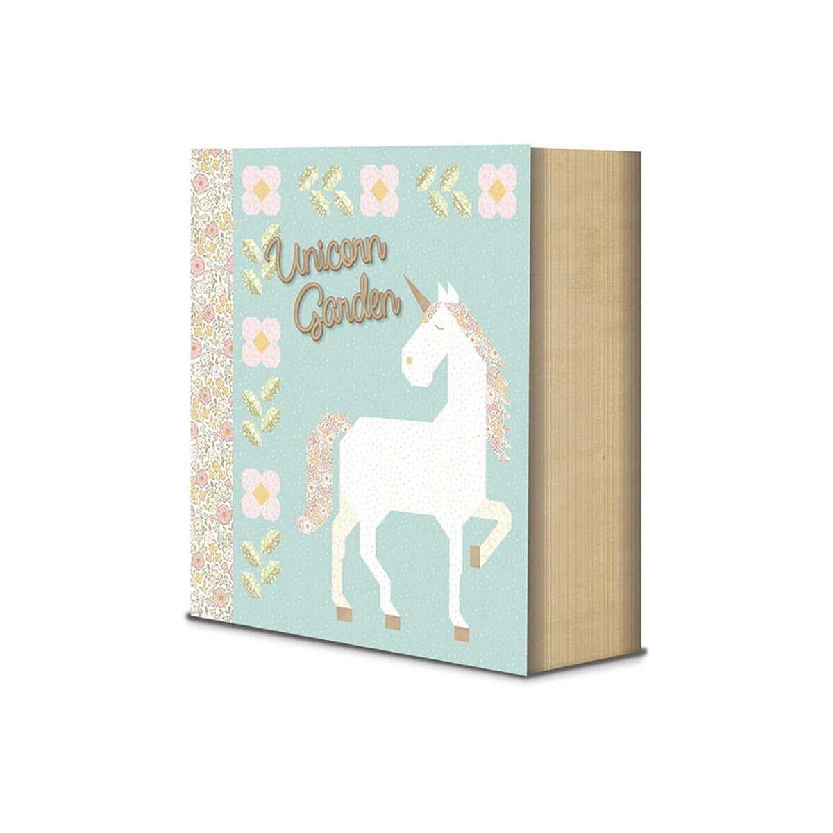 Unicorn Garden quilt kit finished quilt rainbow unicorn fabrics