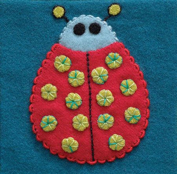 Sue Spargo Ladybug Pre-Cut Wool Kit