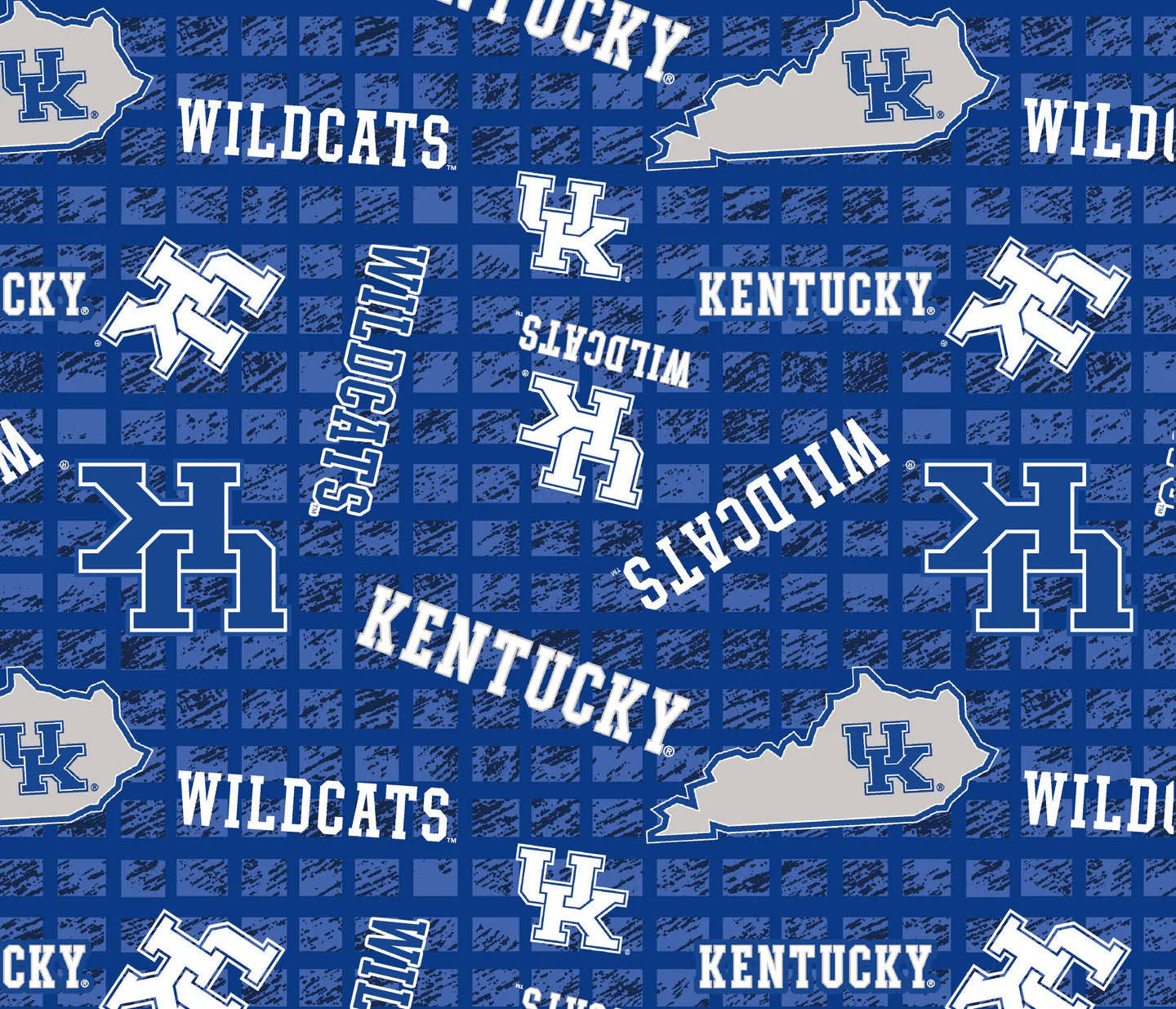 UK  Blue All Over Print 108" Wide Quilt Backing Fabric - image 1 - wide quilt backing fabric for longarm quilting