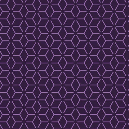 image of Kimberbell Connected Stars Purple 108" Wide Quilt Backing Fabric