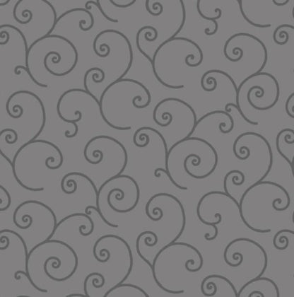 Snowy Night Backing Kit Kimberbell Quilt Backs Scroll / Grey