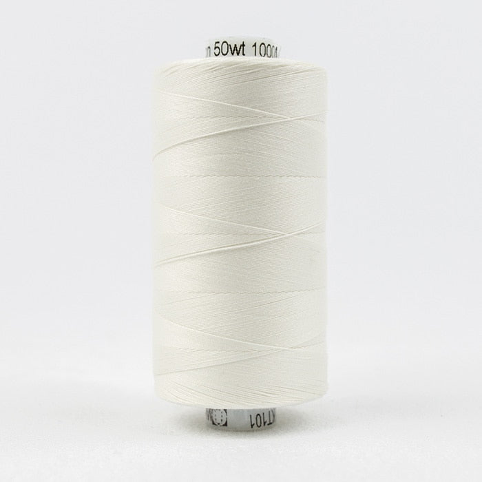 image of Konfetti Cotton Thread 101 Soft White 1000m