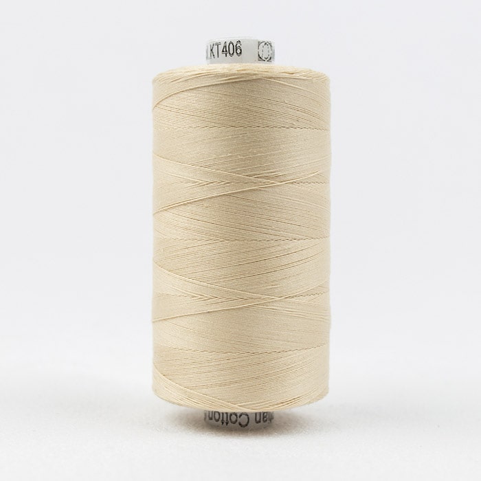 image of Konfetti Cotton Thread 406 Ivory 1000m