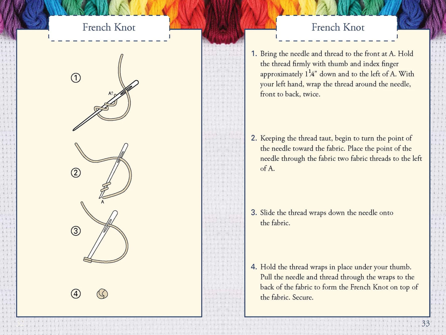 Hand Embroidery Stitches At-A-Glance - image 6 - quilting supply from Quilted Joy