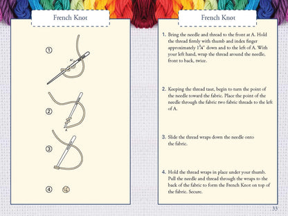 Hand Embroidery Stitches At-A-Glance - image 6 - quilting supply from Quilted Joy