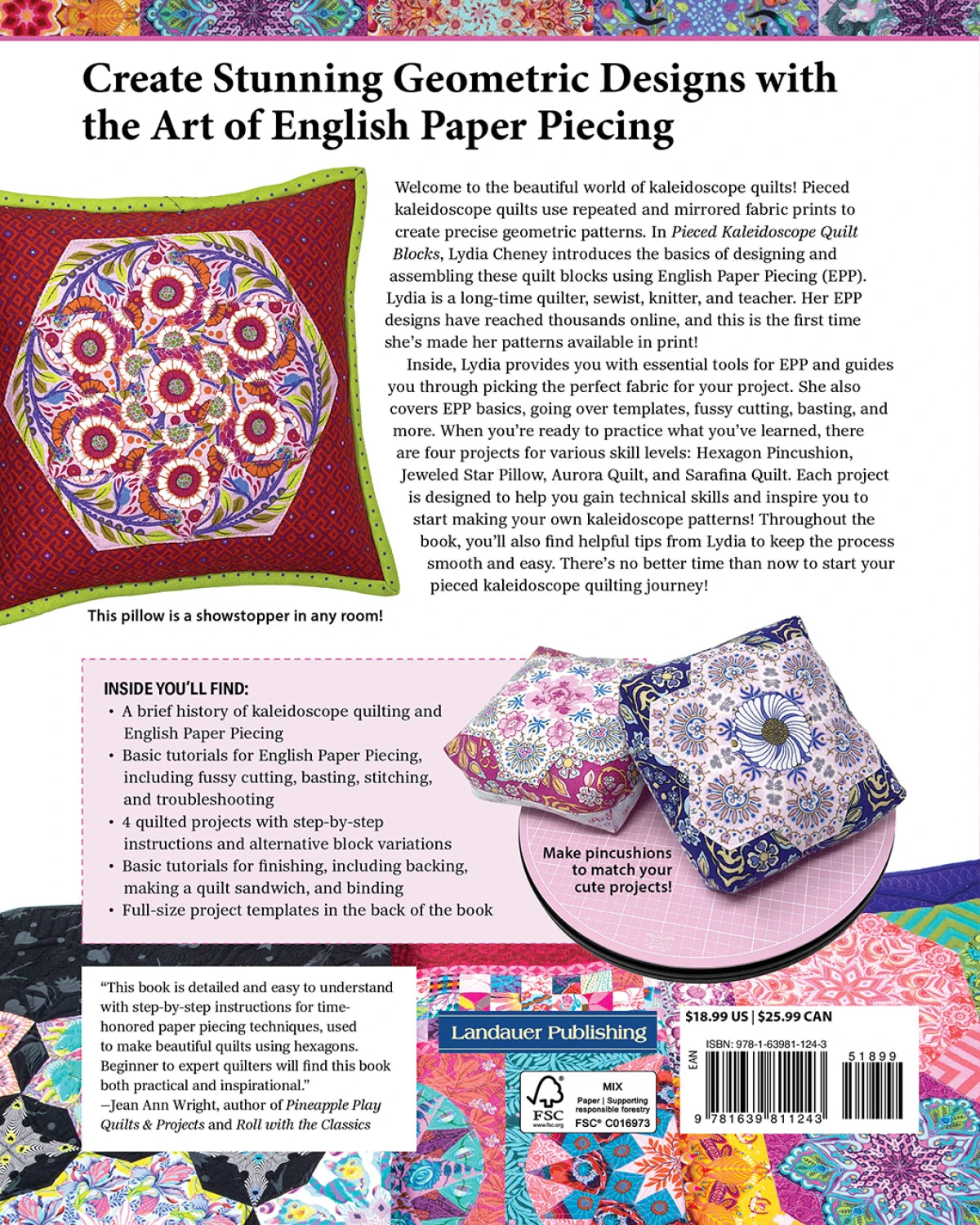 Pieced Kaleidoscope Quilt Blocks Book