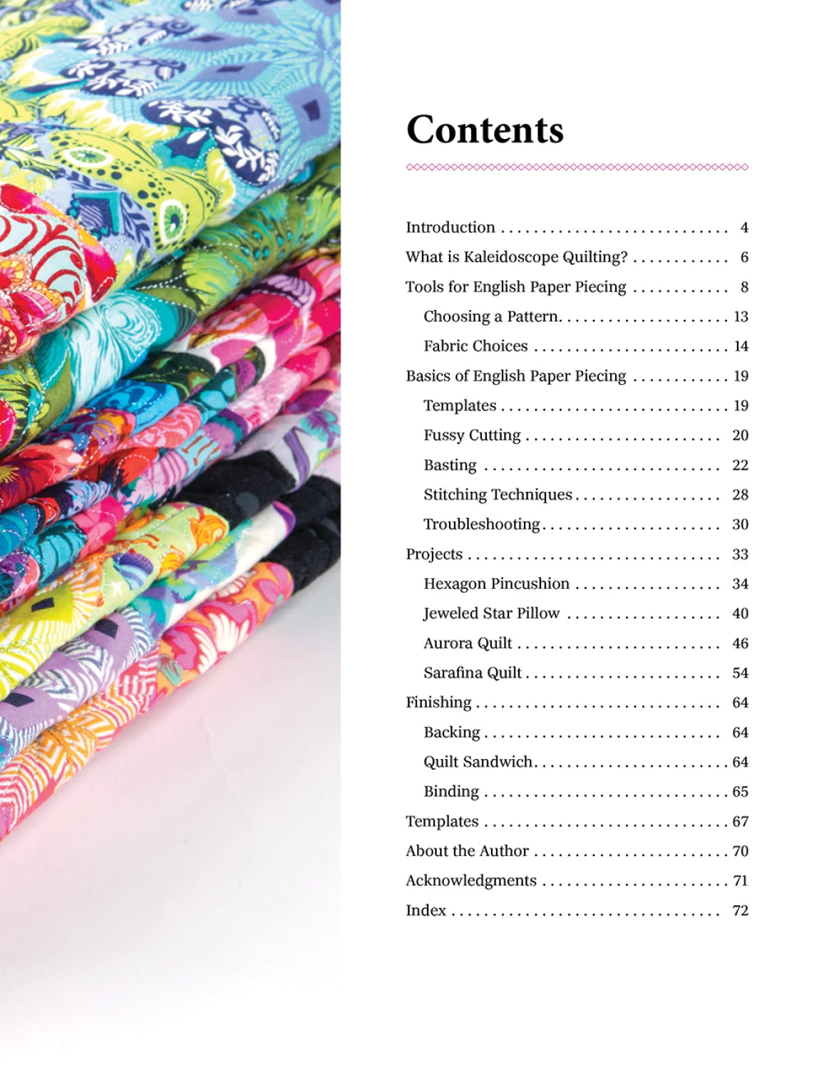 Pieced Kaleidoscope Quilt Blocks Book