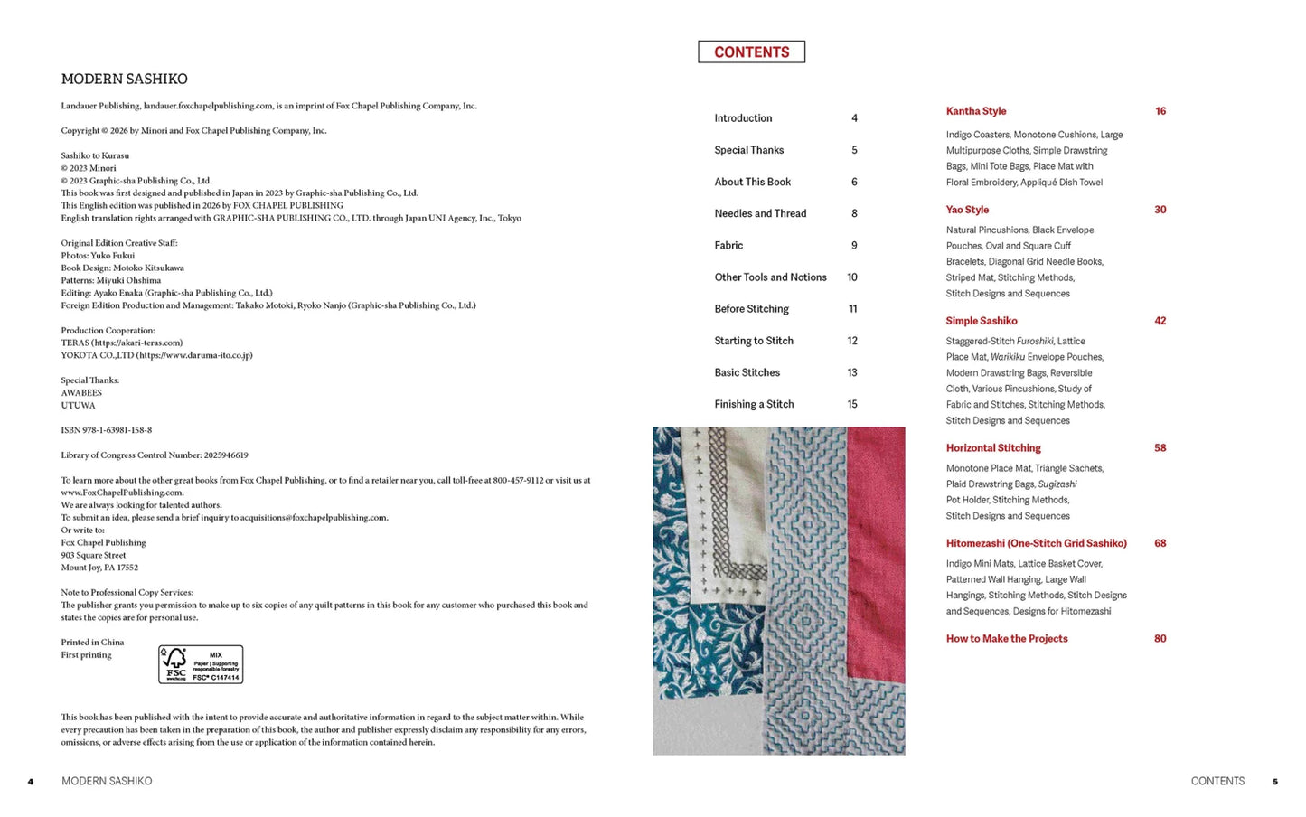 Modern Sashiko: 26 Mixed-Style Sashiko Projects for Everyday Items - image 3 - quilting supply from Quilted Joy