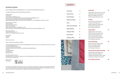 Modern Sashiko: 26 Mixed-Style Sashiko Projects for Everyday Items - image 3 - quilting supply from Quilted Joy
