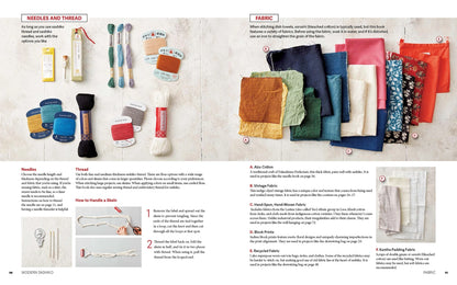 Modern Sashiko: 26 Mixed-Style Sashiko Projects for Everyday Items - image 4 - quilting supply from Quilted Joy