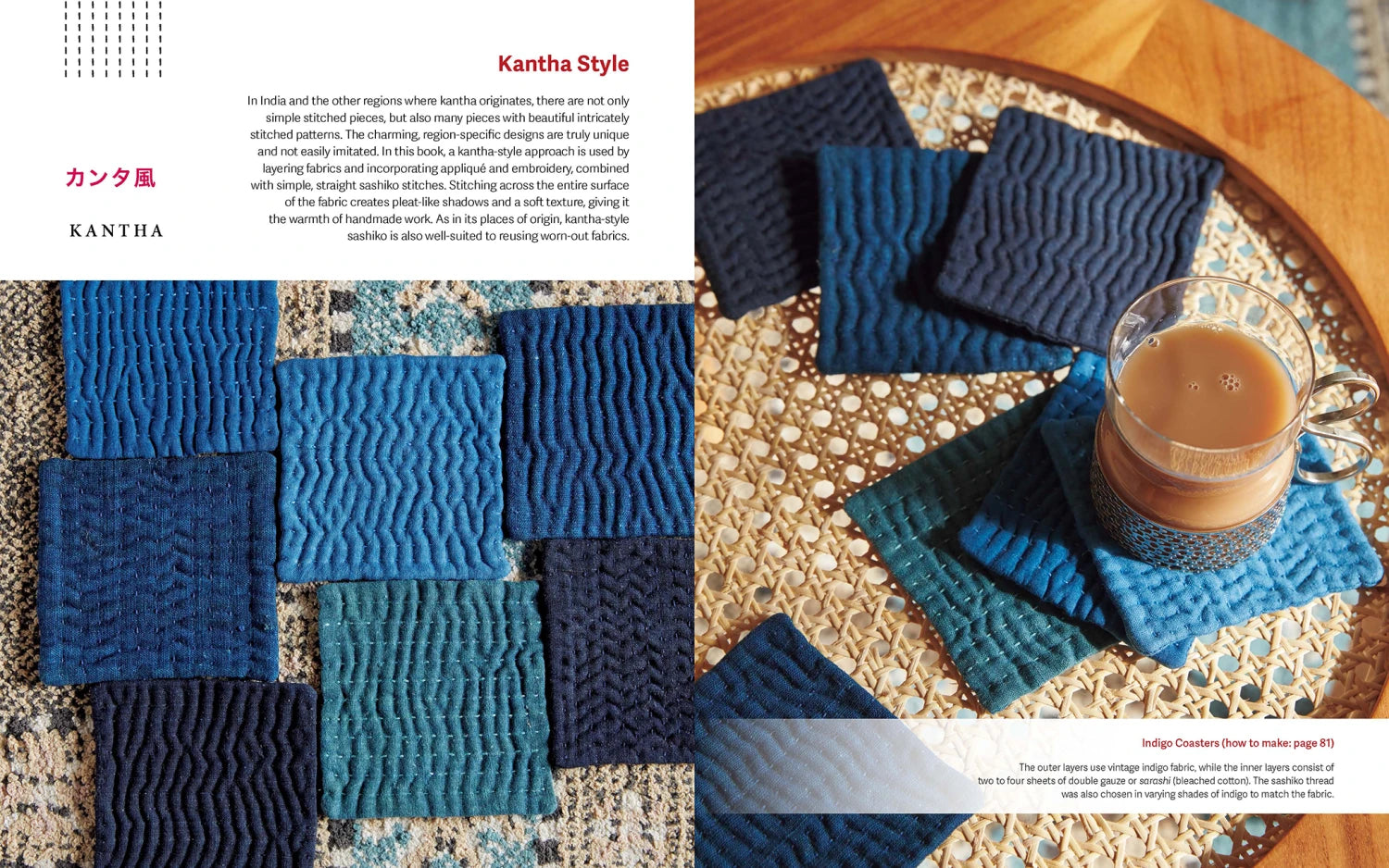 Modern Sashiko: 26 Mixed-Style Sashiko Projects for Everyday Items - image 7 - quilting supply from Quilted Joy