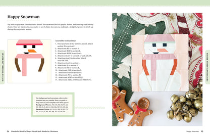 Wonderful World of Paper-Pieced Quilt Blocks for Christmas
