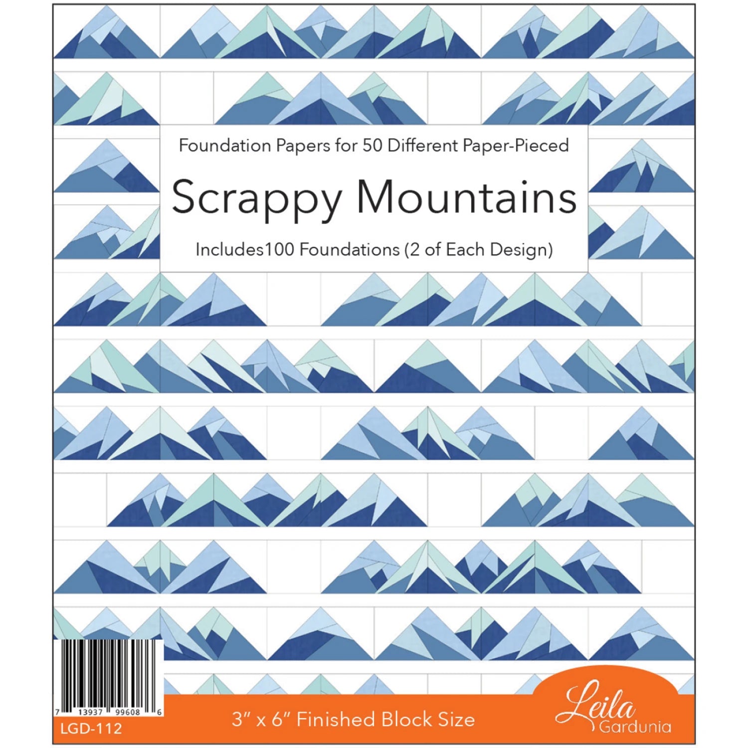 Scrappy Mountains Foundation Paper Piecing Pad