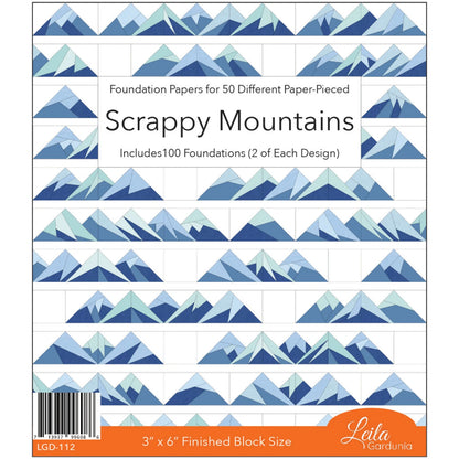 Scrappy Mountains Foundation Paper Piecing Pad
