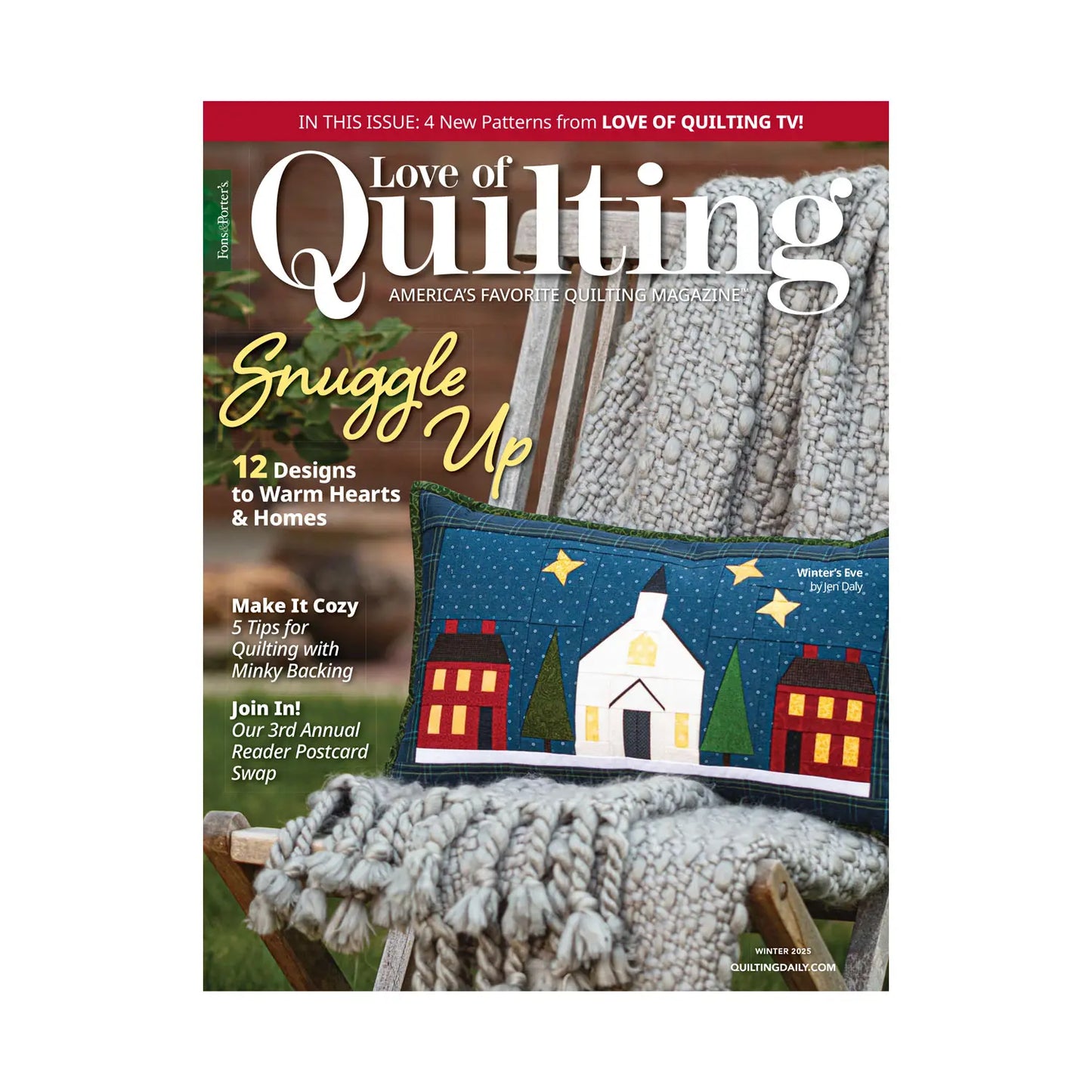 Autographed Love of Quilting Magazine Winter 2024