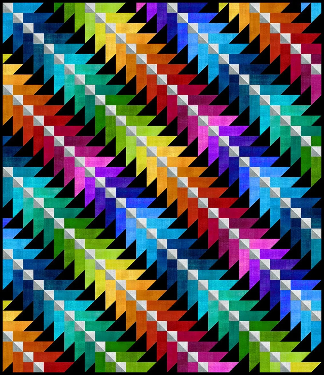 Cascading Quilt Pattern