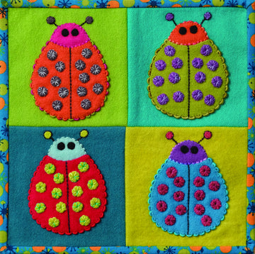 Appliqué Adventures: Ladybug Class - Sue Spargo wool appliqué workshop