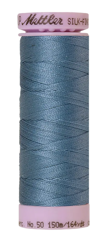 Mettler Cotton Silk Finish 50wt 150m Laguna - quilting supply from Quilted Joy