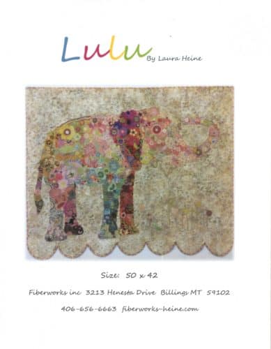 Lulu Elephant Collage Pattern