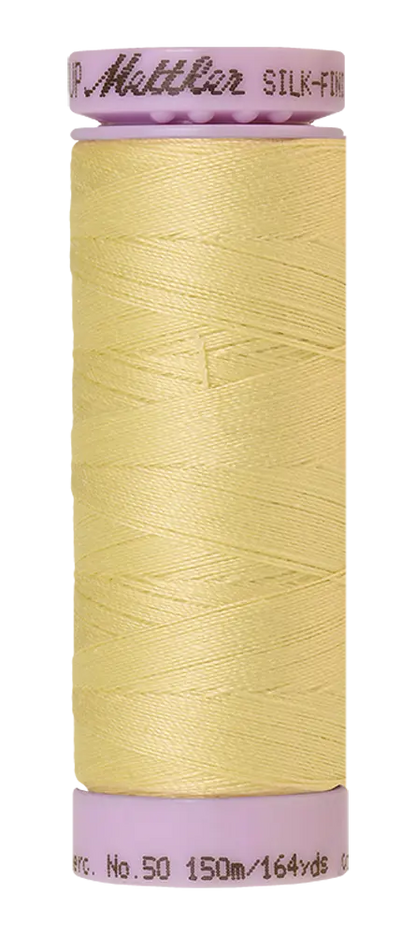 Mettler Cotton Silk Finish 50wt Lemon Frost