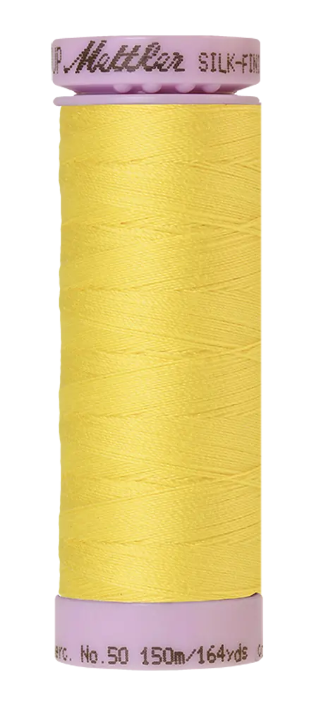 Mettler Cotton Silk Finish 50wt 150m Lemon Zest