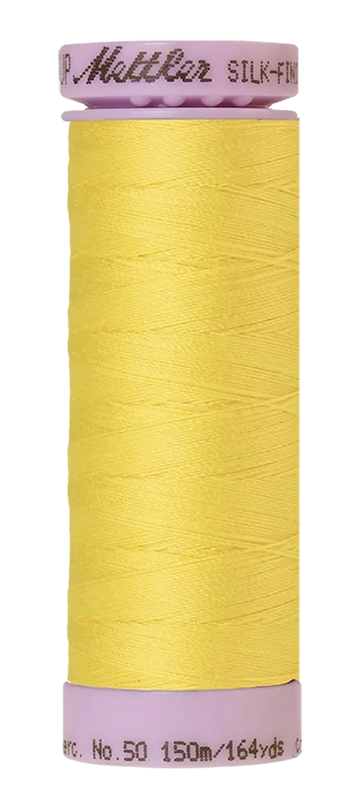 Mettler Cotton Silk Finish 50wt 150m Lemon Zest