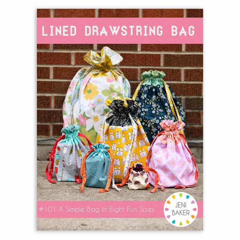 Lined Drawstring Bag Pattern