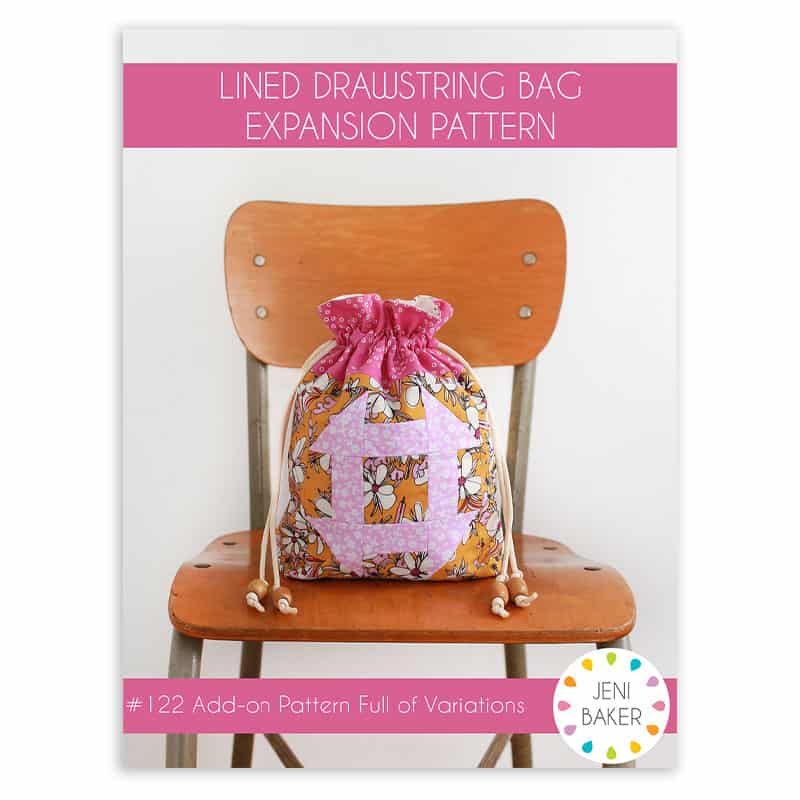 Lined Drawstring Bag Pattern