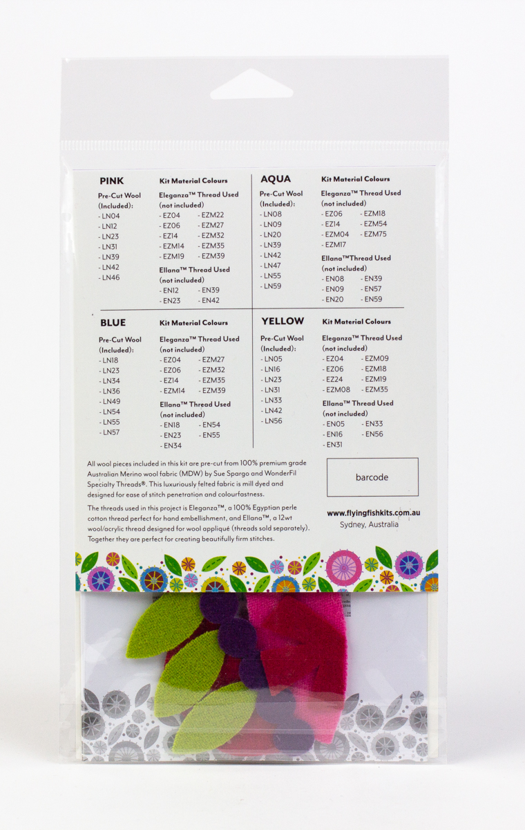 Wendy Williams Pink Little Bird Pre-Cut Wool Kit