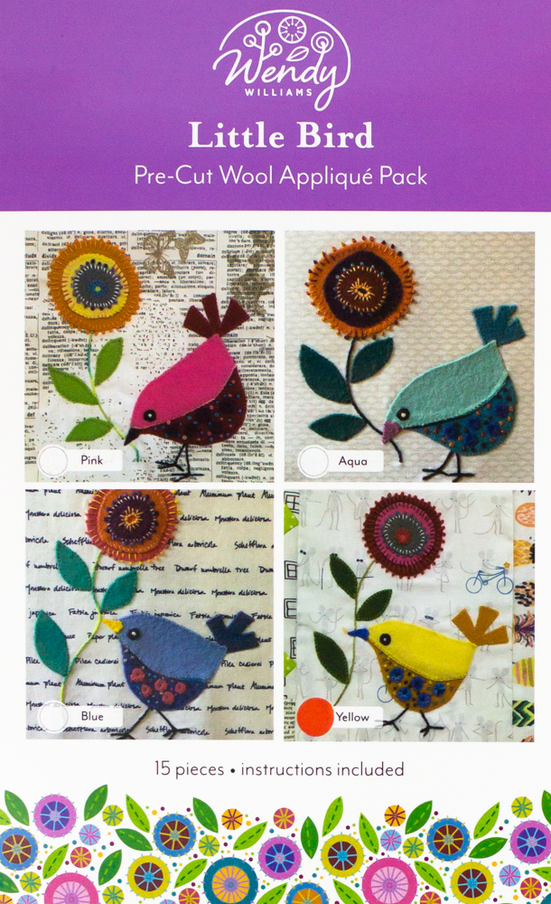 Wendy Williams Yellow Little Bird Pre-Cut Wool Kit