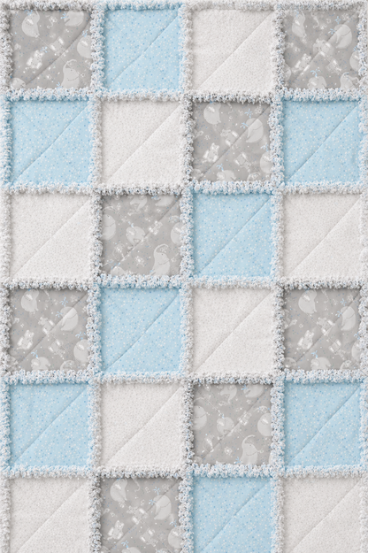 Little Peanut Rag Quilt Kit