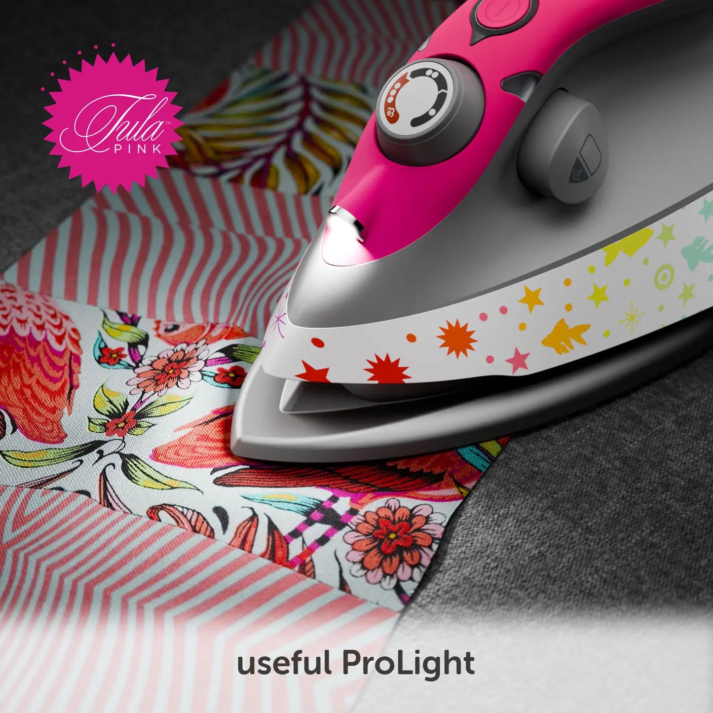 Oliso Mini Iron With Trivet Tula Pink