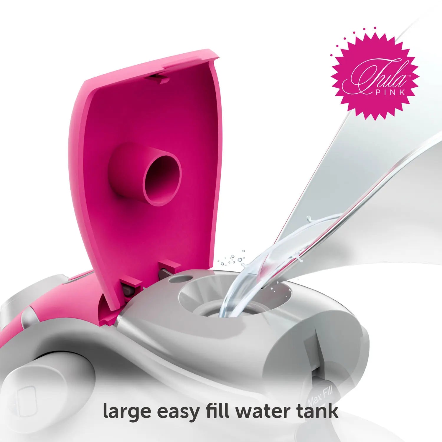 Oliso Mini Iron With Trivet Tula Pink