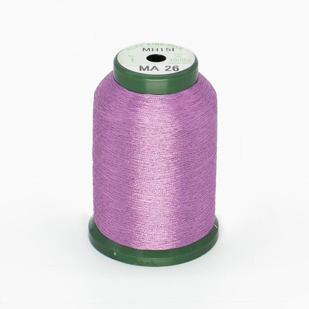 KingStar Thread Metallic Light Purple MA26 - 1000 meters