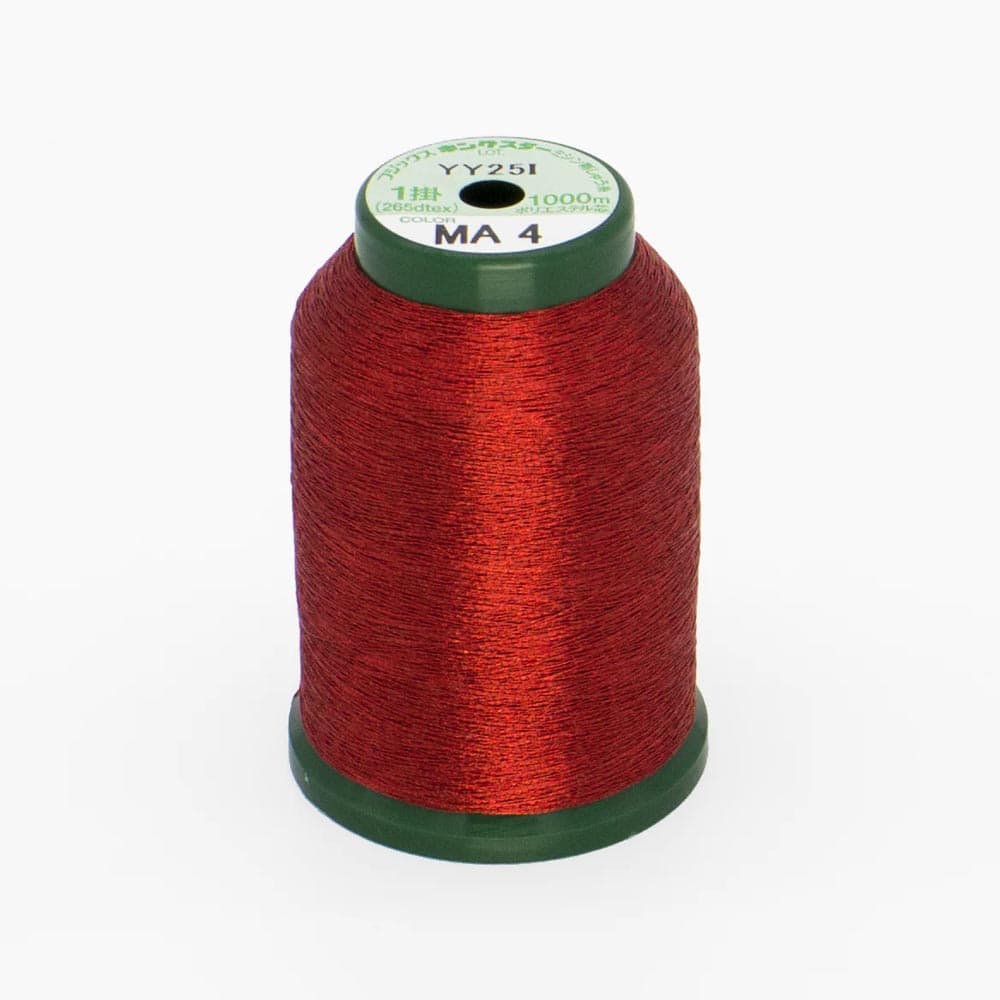 KingStar Thread Metallic Red MA4- 1000 meters