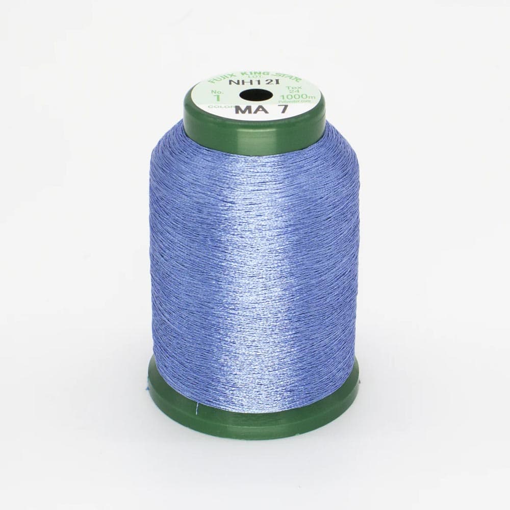 KingStar Thread Metallic Pacific Blue MA7 - 1000 meters